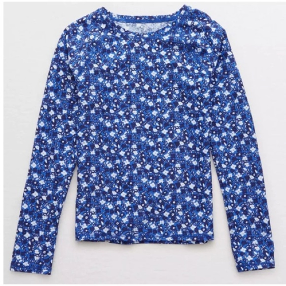 Aerie Long Sleeve Rash Guard EUC